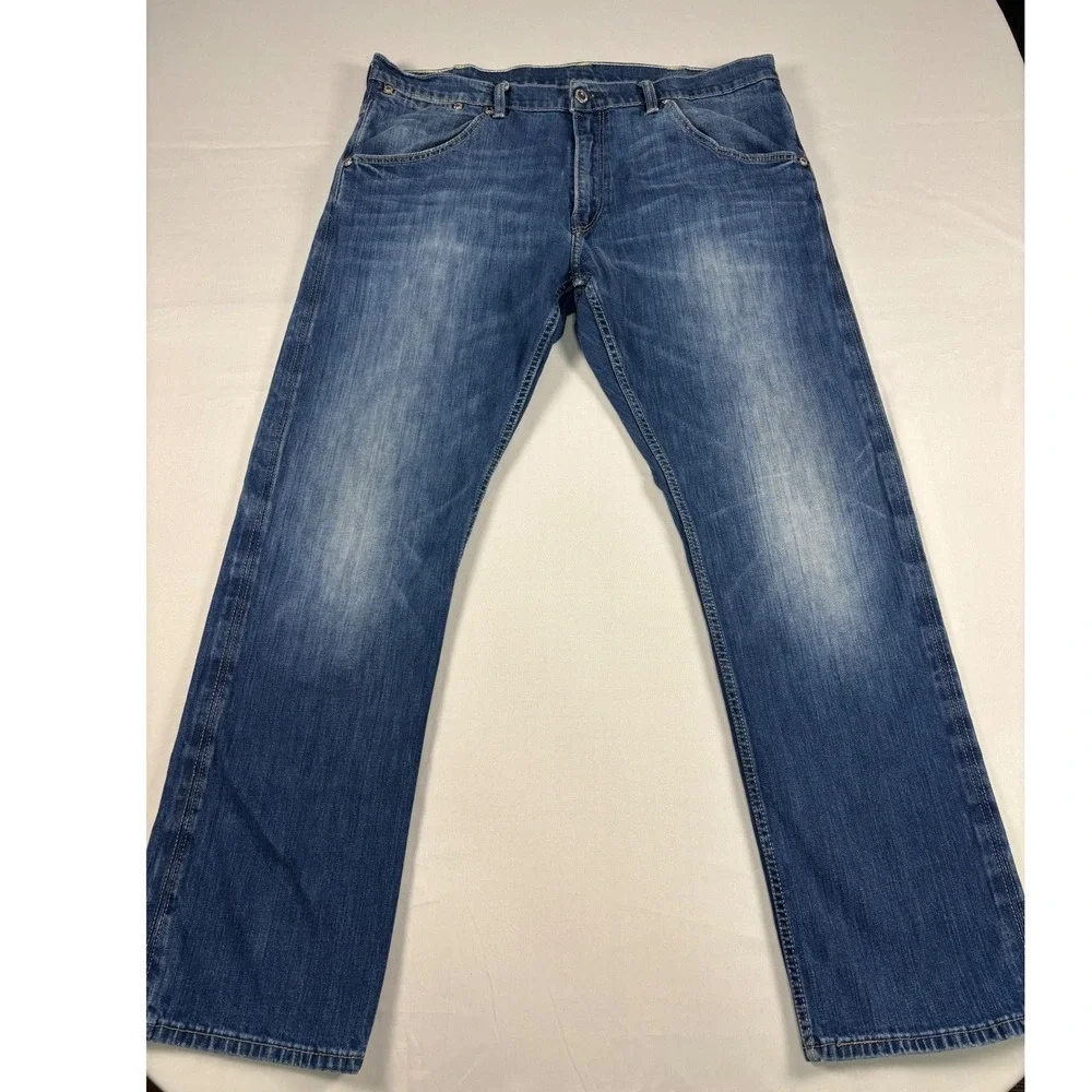 Levi's 514 Straight Fit Blue‎ Denim Jeans Mens 40x32 Medium Wash 00514-0406
